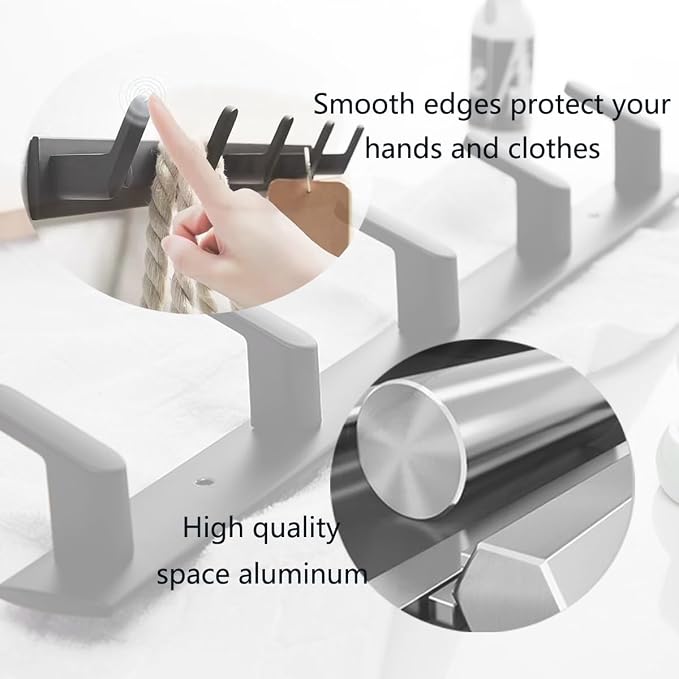 Gxfctys Coat Rack Wall Mount, Modern Wall Hooks - Image 2