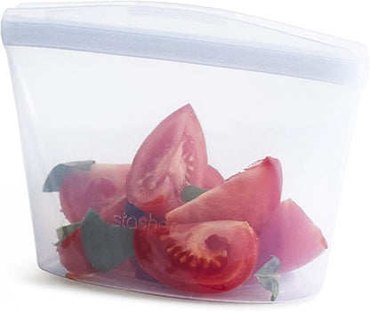 Stasher Premium Silicone Reusable Food Storage Bowl, Sous Vide, Dishwasher by Stasher