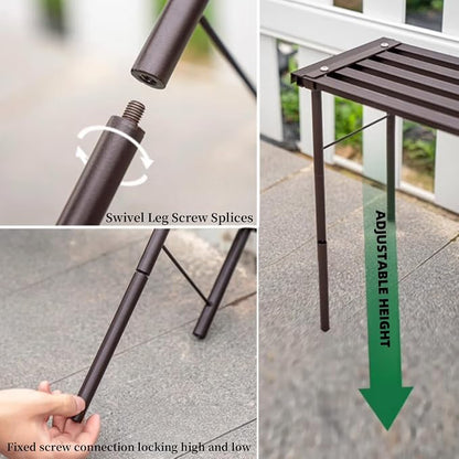 Metal Plant Stand, Rust-proof Aluminum Flower Pot Stand, Plants Display Stands - Image 6