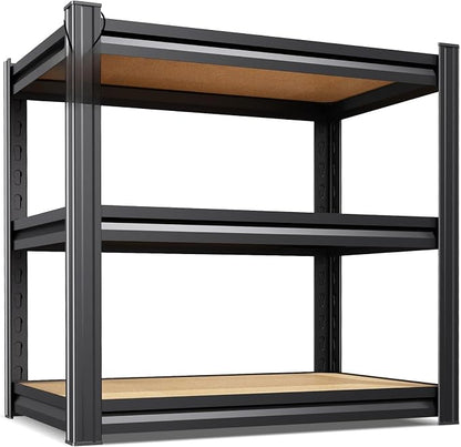 Set of 7 Garage Shelving, 3 Tier Garage Storage Shelves, Adjustable Heavy Duty by CreatingaComfortableLiving