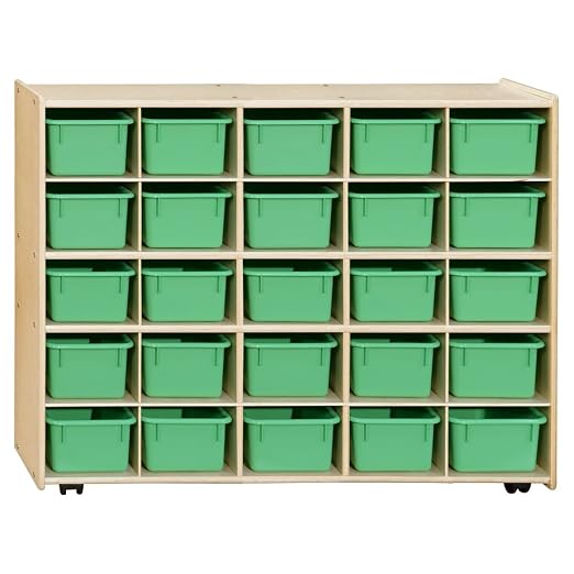 Contender 25 Trays Birch Hardwood Shelving Unit - Image 4