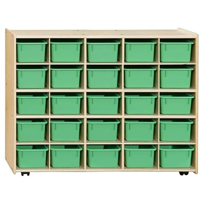 Contender 25 Trays Birch Hardwood Shelving Unit - Image 4