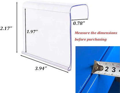 90 Pack Plastic Label Holders, Price Tag Display Holder - Image 2