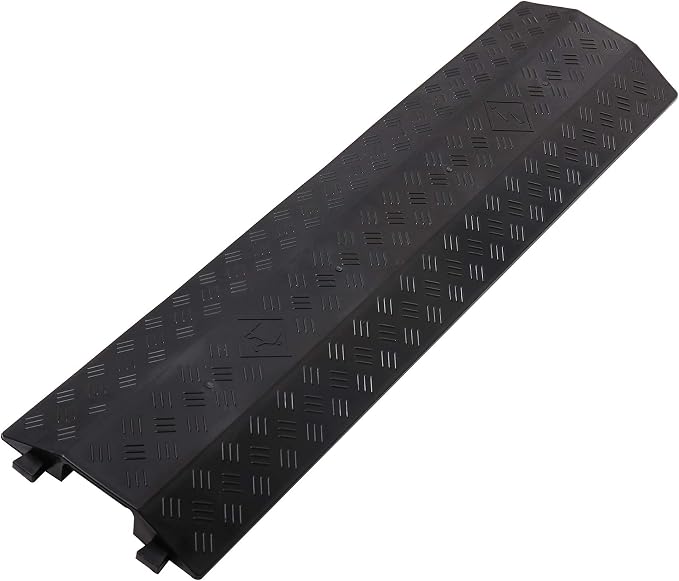 Medium 1 Piece - Floor Cord Cover Cord Protector Drop Over Drop Trak Cable Ramp by anbotek