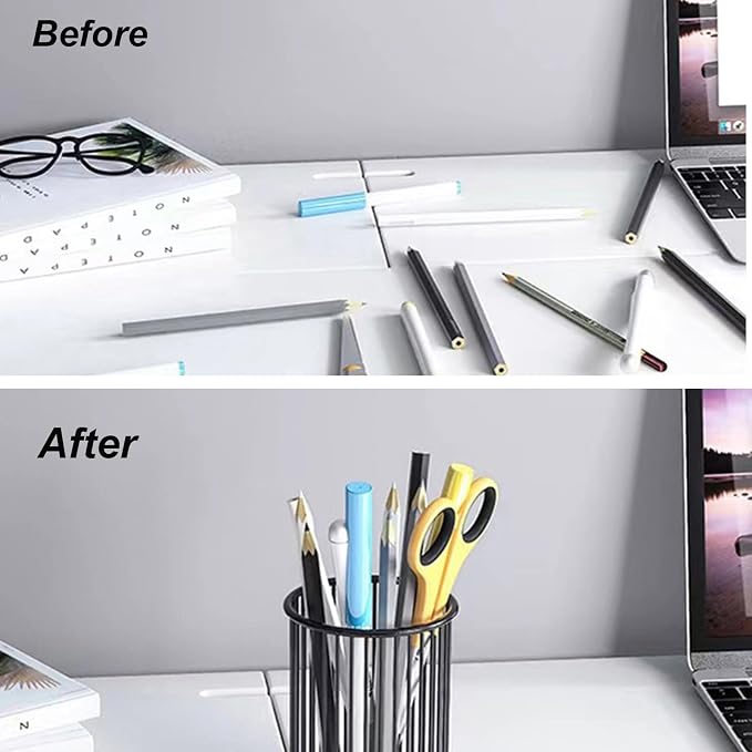 Metal Pen Holder Cup for Desk Makeup Brushes Pencil Holders Home Office - Image 4