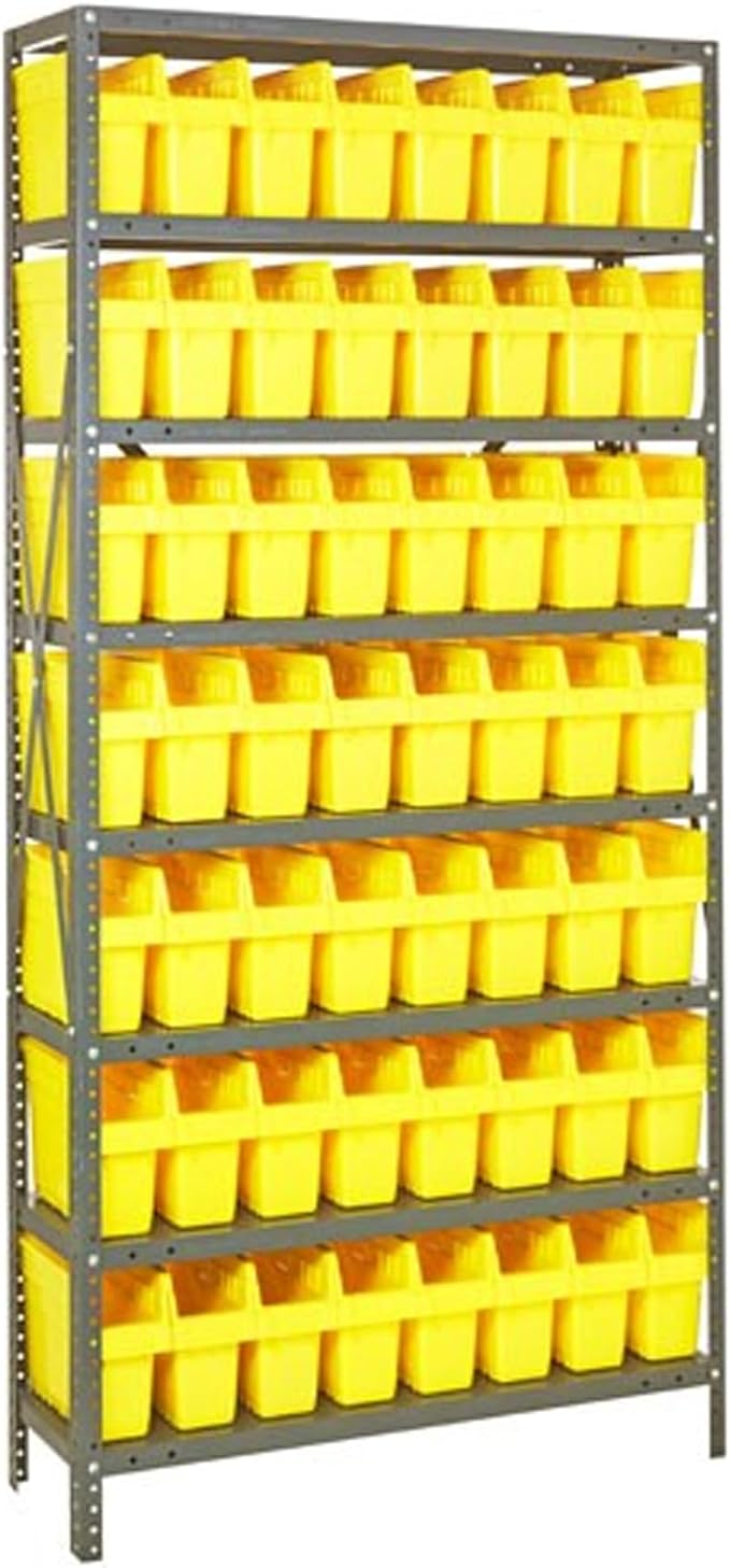 Quantum Storage Systems 1875-SB803YL Solid Heavy Duty 8 Shelves 56 Store-MAX by QuantumStorageSystems