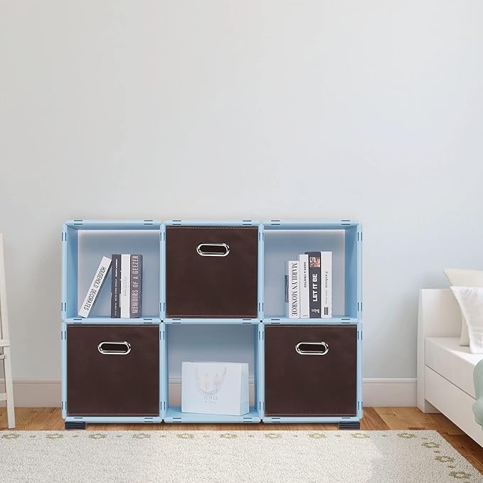 Fabric Cloth Storage Bins, Fabric Cube Bins Organizer - Image 4