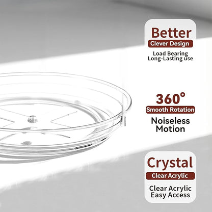 2 Pack Lazy Susan Turntable Organizer - Image 8