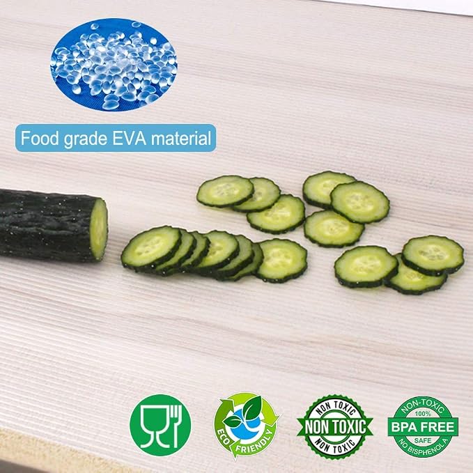 Glomen Refrigerator Liners, Fridge Mats, Washable Oil-Proof Fridge Pads Shelves - Image 5