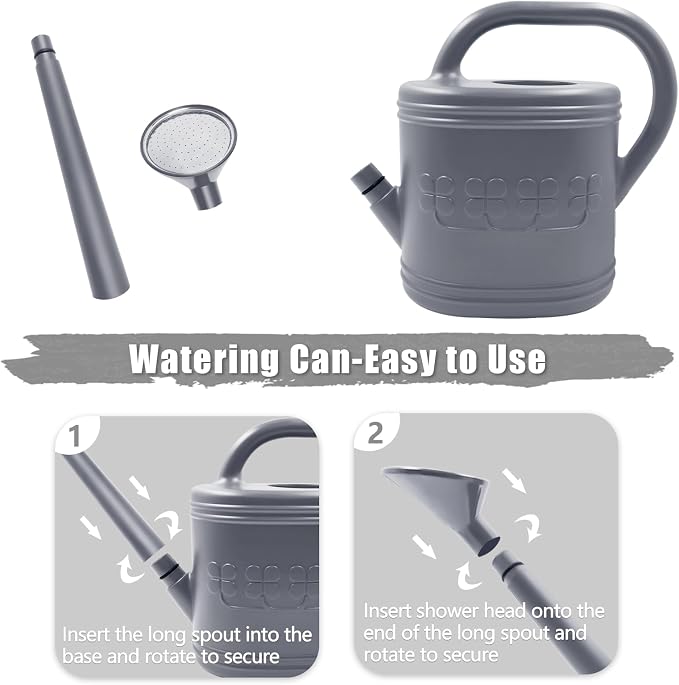 2 Gallon Watering Can, Outdoor Watering Can - Image 5