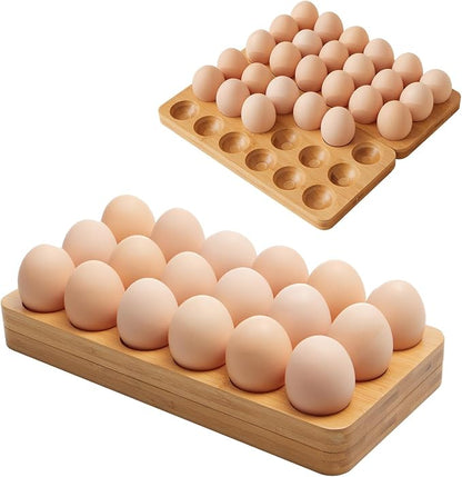 Egg Basket for Chicken Owners Egg Holder Countertop for Parents by QDOUTDR