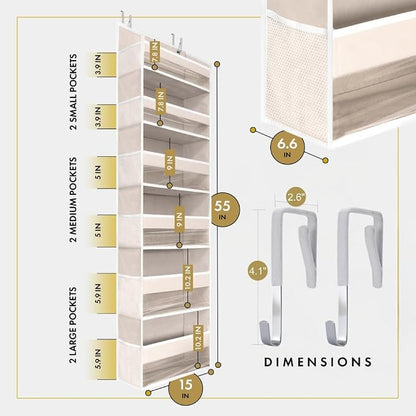 HOMELUX THEORY Over The Door Organizer Hanging - Image 2