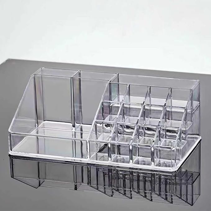 Lipstick Organizer and Storage, 16 Slots Clear Case Display Rack Holder - Image 3