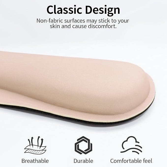 Bloss 2 Wrist Rest Support for Mouse Pad & Keyboard Set, Ergonomic Design Wrist - Image 8