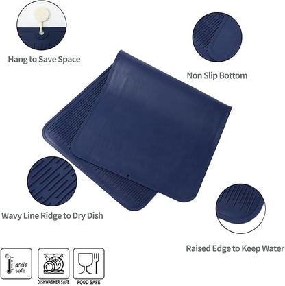 Silicone Dish Drying Mat for Multiple Usage, Easy clean, Eco-friendly, - Image 3