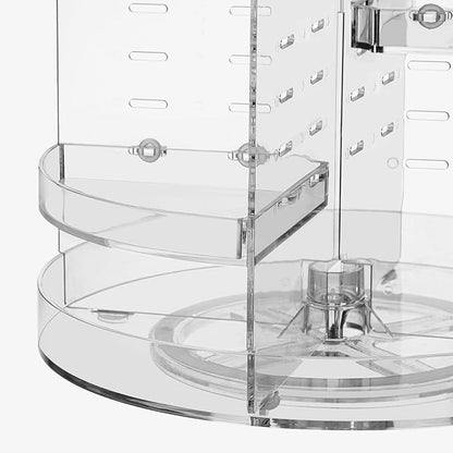 HBlife 360 Rotating Makeup Organizer Plus Size Adjustable Carousel Large - Image 5