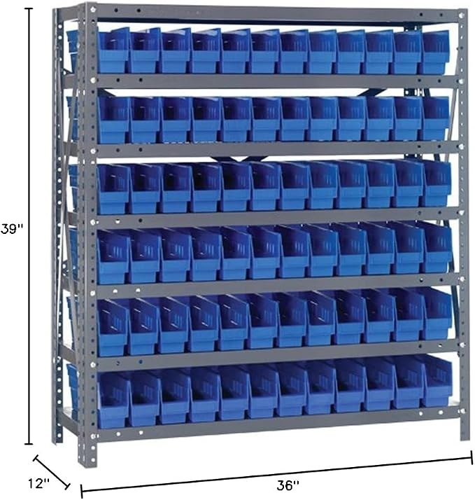 Quantum Storage Systems 1239-100BL Steel Shelving Unit - Image 2