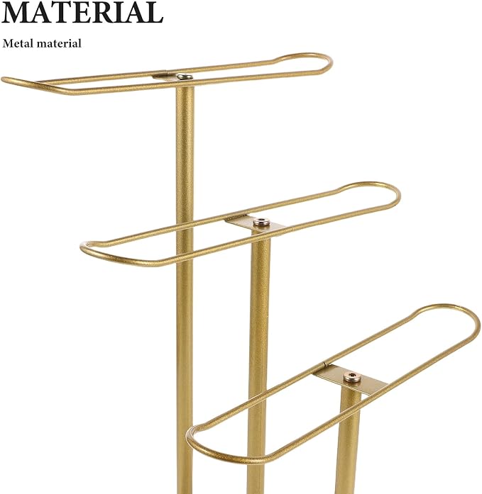 NUOBESTY Metal Headband Holder 3-Tier Scrunchie Holder - Image 3