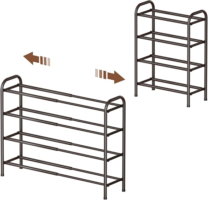 Gonfoam Expandable 4-Tier Shoe Rack by Gonfoam