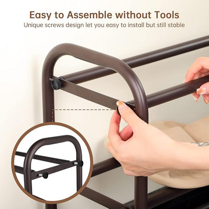 Gonfoam Expandable 4-Tier Shoe Rack - Image 3