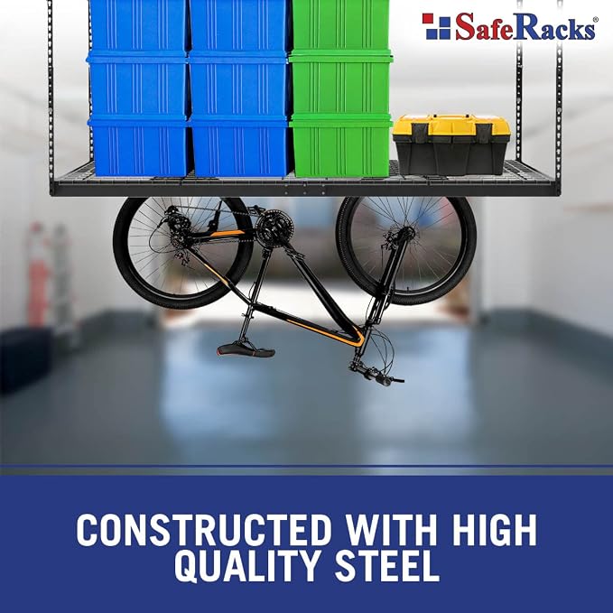 SafeRacks Overhead Garage Storage Rack, Heavy Duty Racks - Image 4
