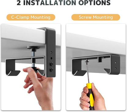 No Drill Under Desk Cable Management Tray - Image 4