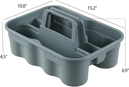 Plastic Cleaning Storage Caddy, Plastic Cleaning Supplies Caddy - Image 3