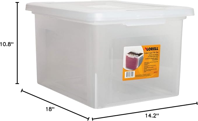 Lorell Storage Case File Box - Image 4