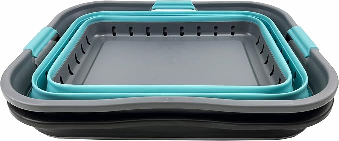 SAMMART 42L Collapsible Plastic Laundry Basket - Image 4