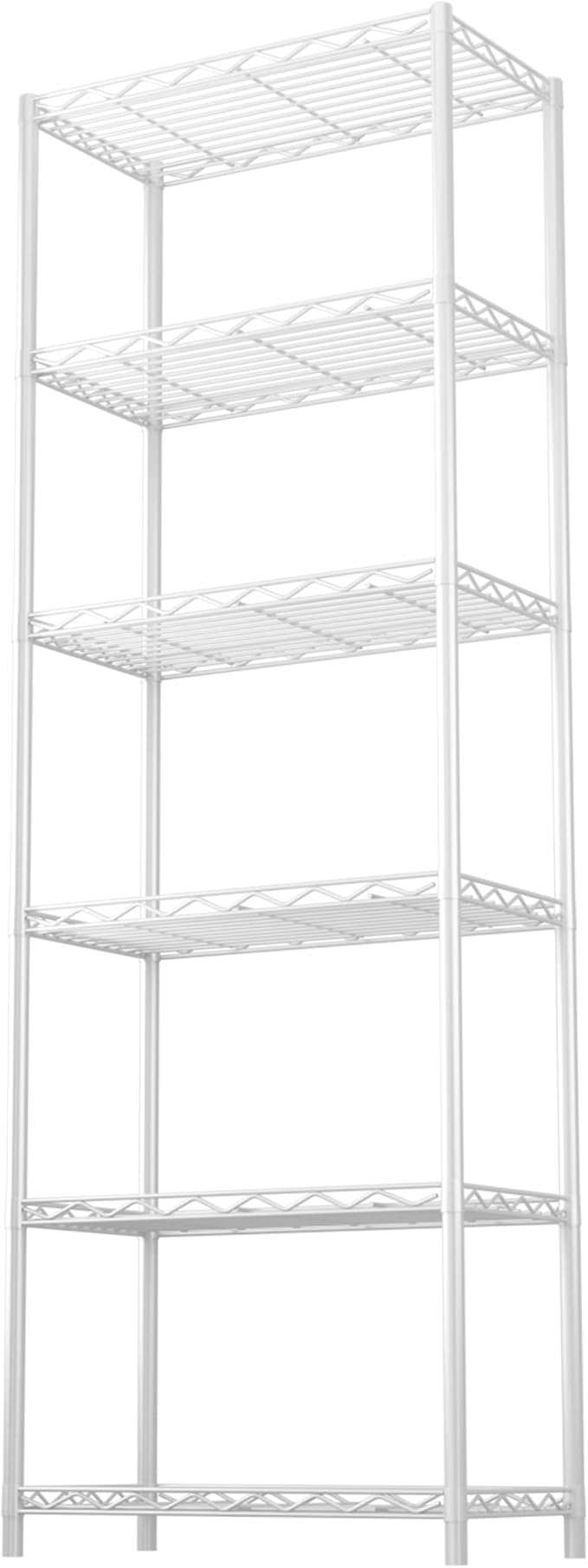 HOMEFORT 6-Tier Wire Shelving, 6 Shelves Unit Metal Storage Rack, Durable - Image 9