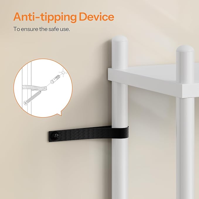 HOOBRO Over the Toilet Storage, 3-Tier Over Toilet Bathroom Organizer, - Image 7