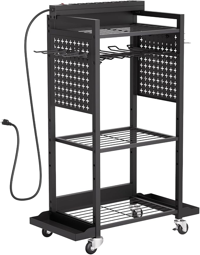 VEVOR 4-Tier Tool Organizer Cart - Image 9