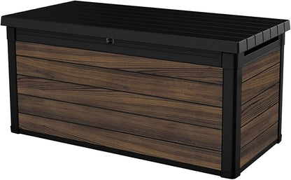Keter Signature Collection 150 Gallon Resin Deck Box Organization and Storage by Unknown
