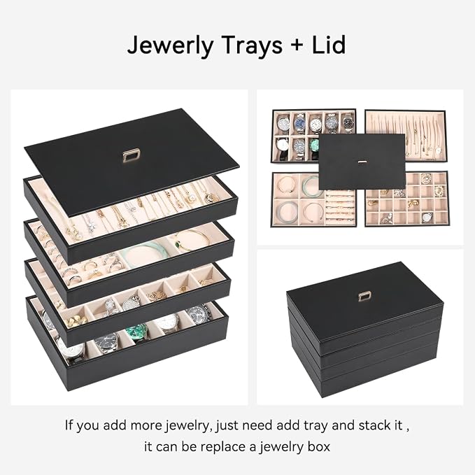 Voova Stackable Jewelry Organizer Tray - Image 3