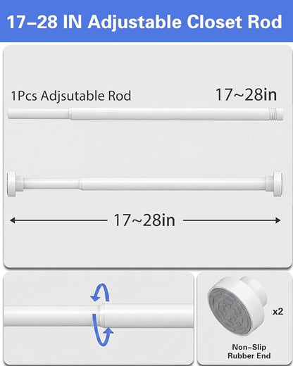 Supforce Closet Rod, No Drill Closet Rod - Image 8