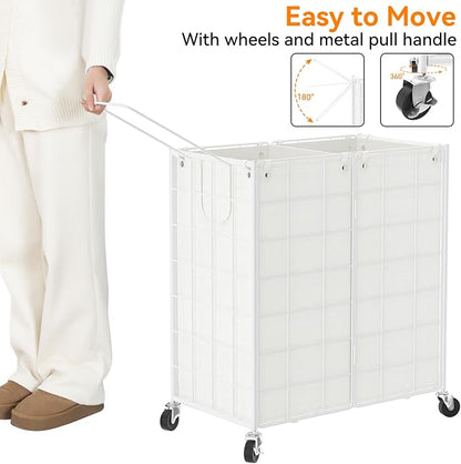 WOWLIVE Double Laundry Hamper - Image 5