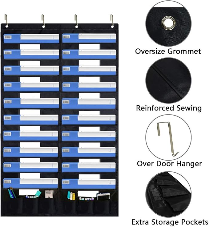 Eamay Hanging File Folder Organizer Wall Mounted - Image 5