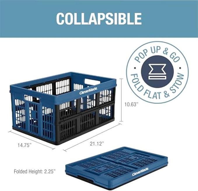 CleverMade Collapsible Utility Crates - Image 2