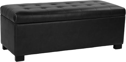 HomePop 46" Tufted Storage Bench by HomePop