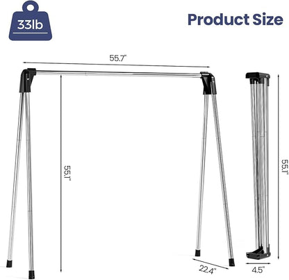 APEXCHASER Clothes Drying Rack, Stainless Steel Drying Rack Clothing - Image 2