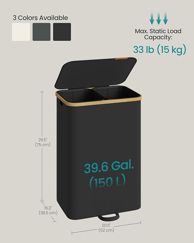 SONGMICS Laundry Hamper, Laundry Sorter - Image 5