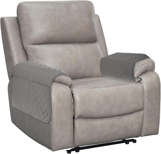 uxcell 2 PCS Armrest Covers, Couch Arm Cover Furniture Protect Slide Recliner by uxcell