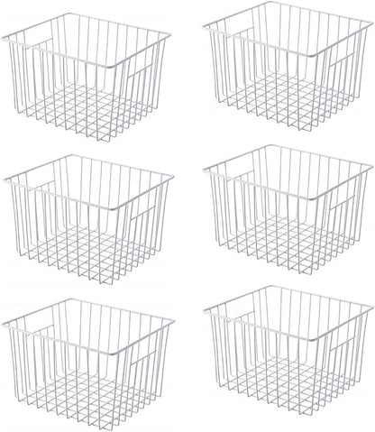 Freezer Basket Organizer, Refrigerator Metal Wire Storage Divider, Household by lonpute