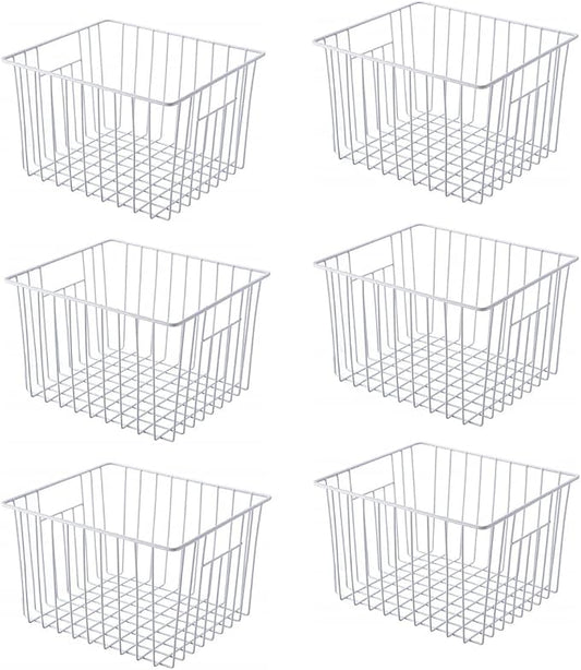 Freezer Basket Organizer, Refrigerator Metal Wire Storage Divider, Household by lonpute