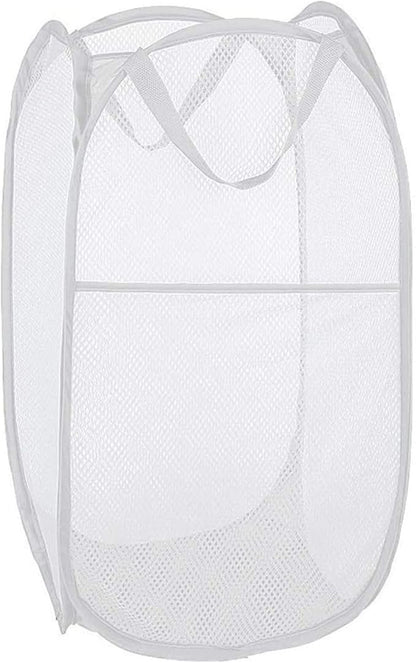 Larpur Popup Laundry Basket, Mesh Clothes Hamper Portable Laundry Hamper by Larpur