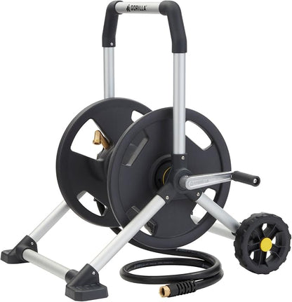 Gorilla 200’ Aluminum Zero-Rust Upright Hose Reel by GorillaCarts