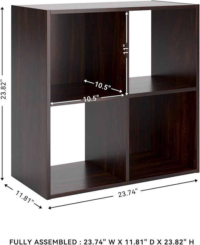 Signature Design by Ashley Glosmount 4 Cube Storage Organizer or Bookcase - Image 3