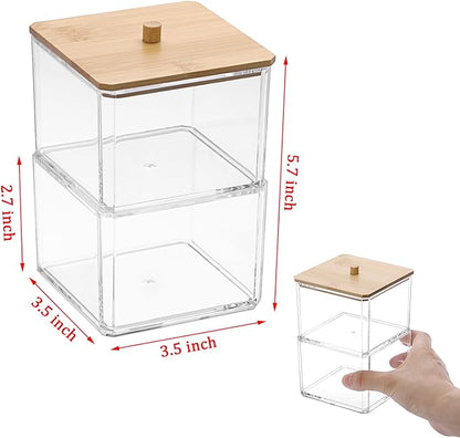 BTSKY Clear Stackable Paper Clip Holder - Image 3
