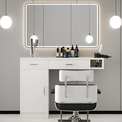 4ever2buy Salon Stations for Hair Stylist, Wall Mount Barber Station - Image 6