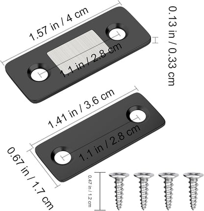 Cabinet Magnetic Catch Jiayi 4 Pack Ultra Thin Cabinet Door Magnets Stick on - Image 7